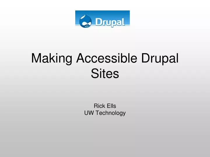 making accessible drupal sites