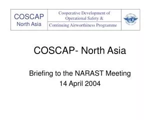 COSCAP- North Asia