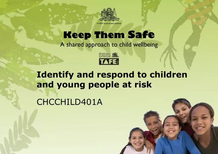 identify and respond to children and young people at risk
