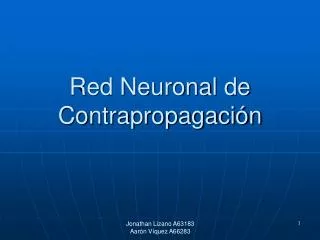 red neuronal de contrapropagaci n
