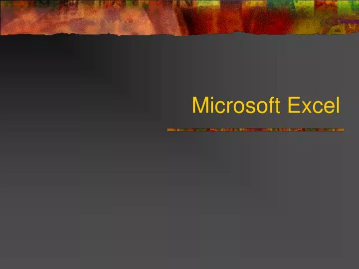 microsoft excel