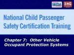 Chapter 7: Other Vehicle Occupant Protection Systems - slide 1