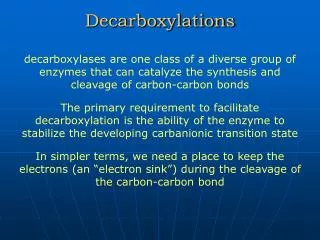 Decarboxylations