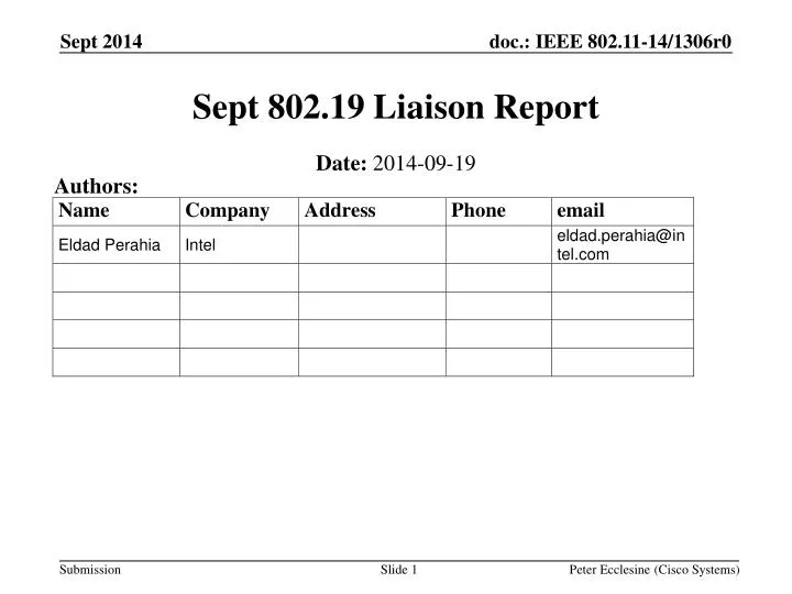 sept 802 19 liaison report