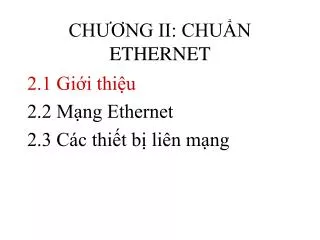 ch ng ii chu n ethernet
