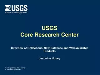 USGS Core Research Center
