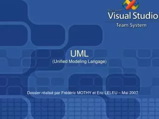 uml unified modeling langage