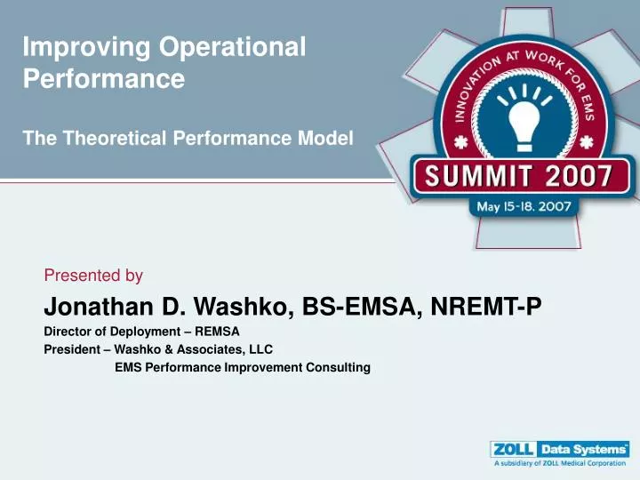 improving operational performance the theoretical performance model