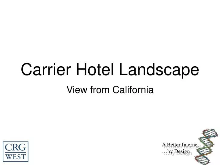 carrier hotel landscape