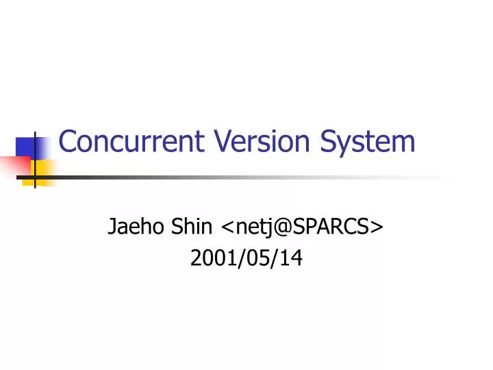 concurrent version system