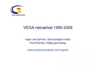 vega netv rket 1995 2009
