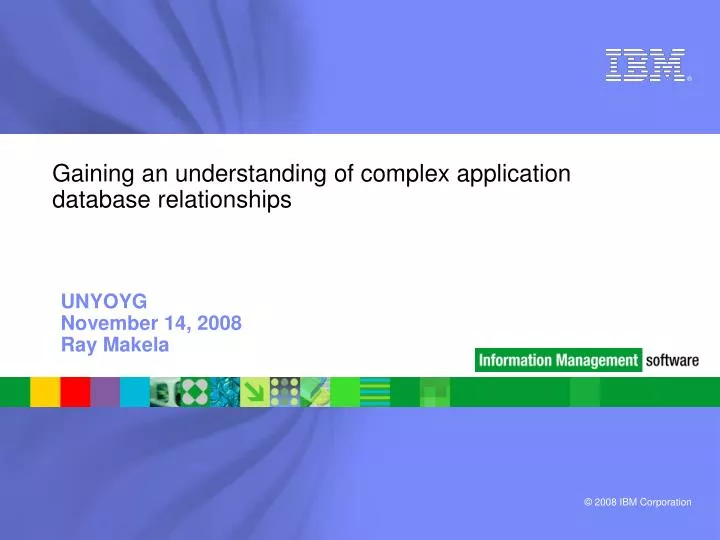 gaining an understanding of complex application database relationships