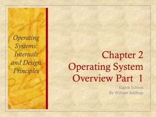 Chapter 2 Operating System Overview Part 1