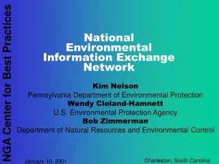 National Environmental Information Exchange Network