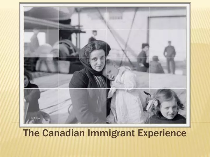 the canadian immigrant experience
