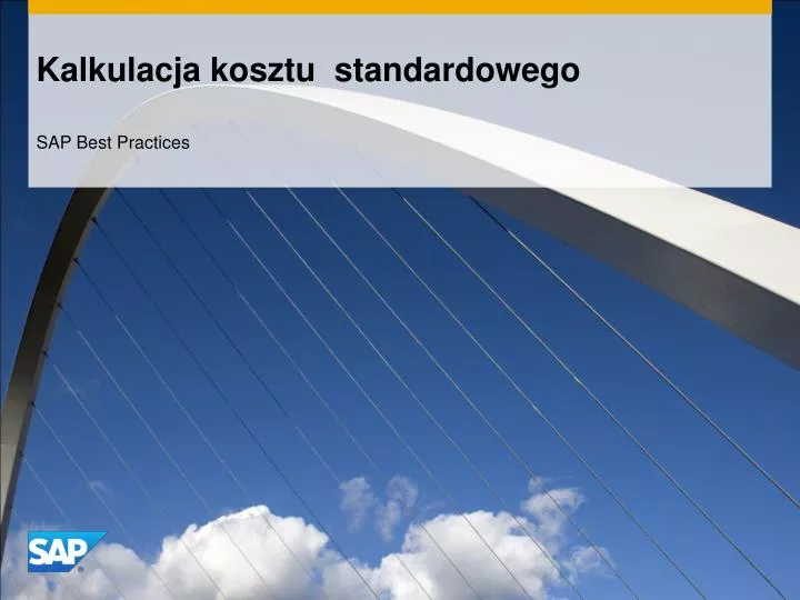 kalkulacja kosztu standardowego