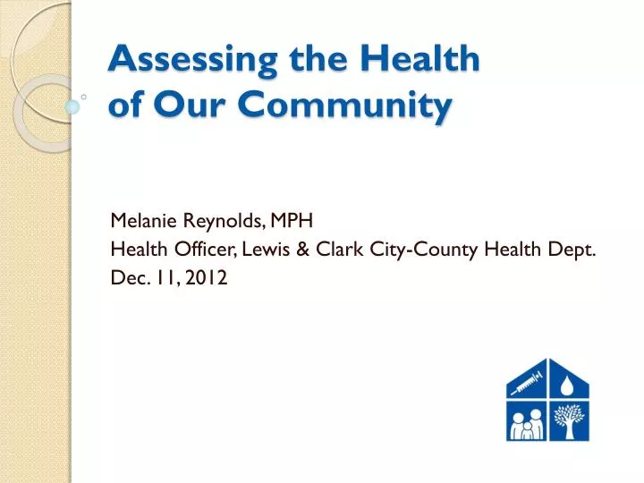 assessing the health of our community