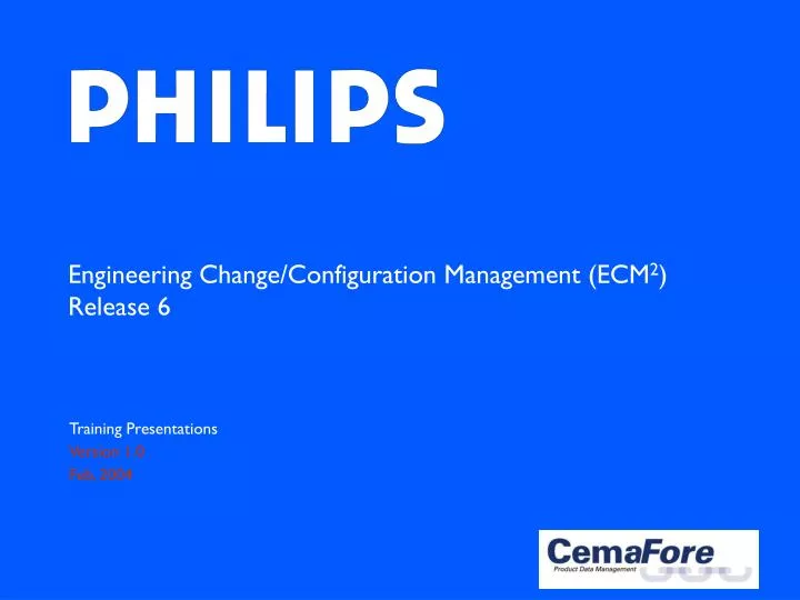engineering change configuration management ecm 2 release 6