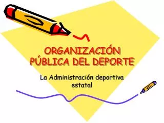 organizaci n p blica del deporte