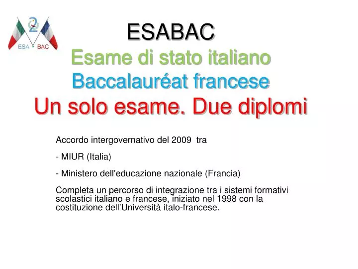 esabac esame di stato italiano baccalaur at francese un solo esame due diplomi