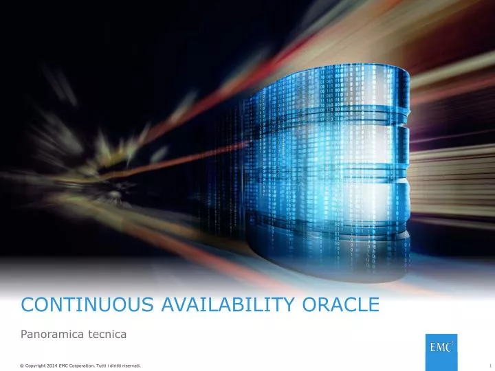 continuous availability oracle