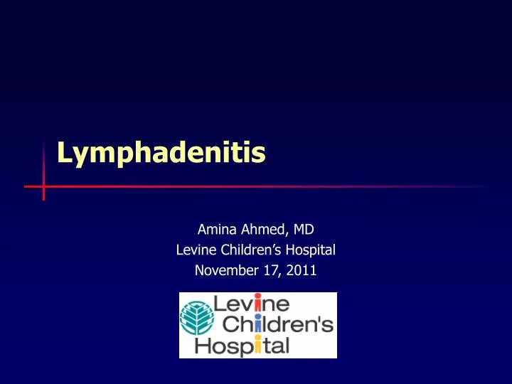 lymphadenitis