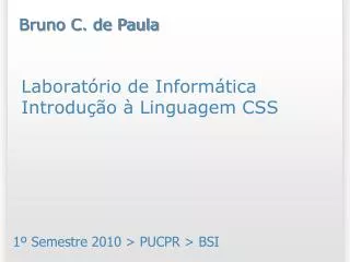 laborat rio de inform tica introdu o linguagem css