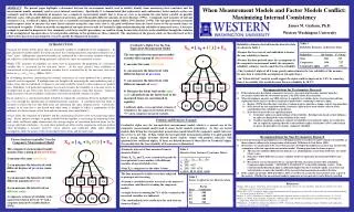 When Measurement Models and Factor Models Conflict: Maximizing Internal Consistency