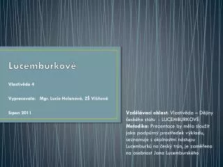 lucemburkov