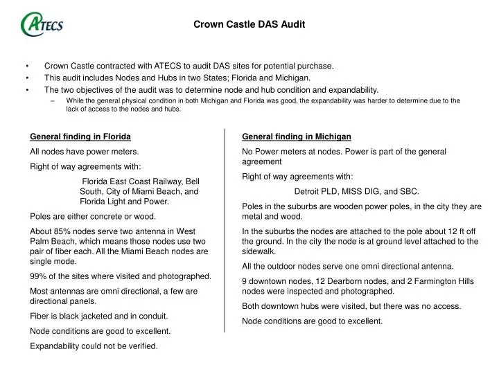 crown castle das audit