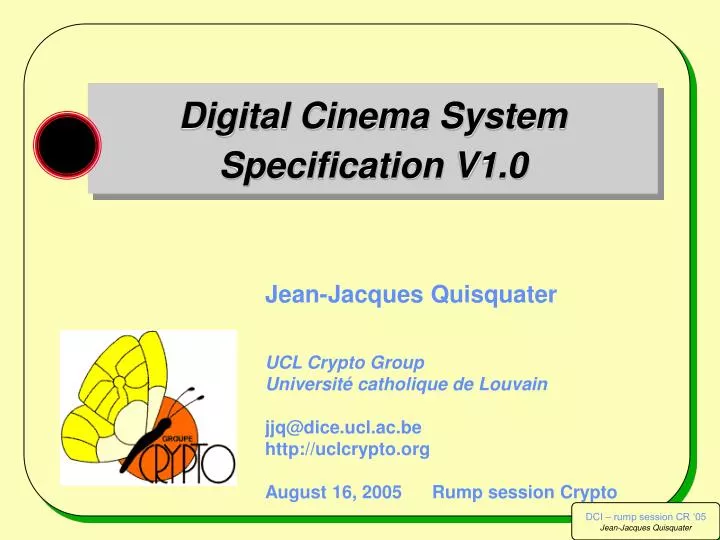 digital cinema system specification v1 0
