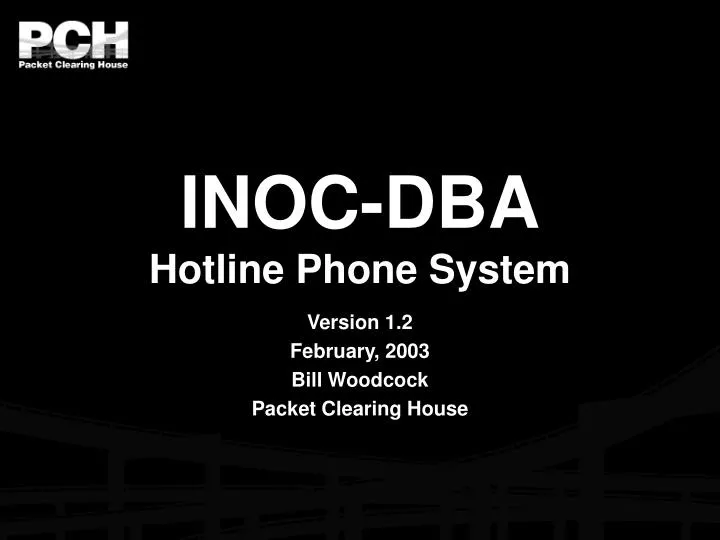 inoc dba hotline phone system
