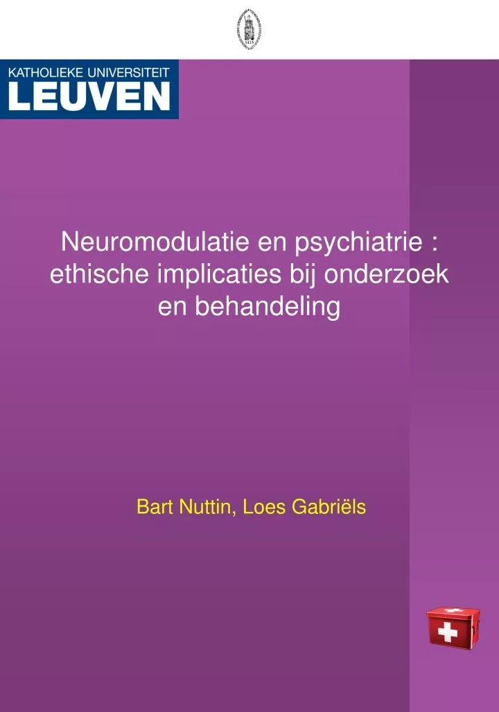 neuromodulatie en psychiatrie ethische implicaties bij onderzoek en behandeling