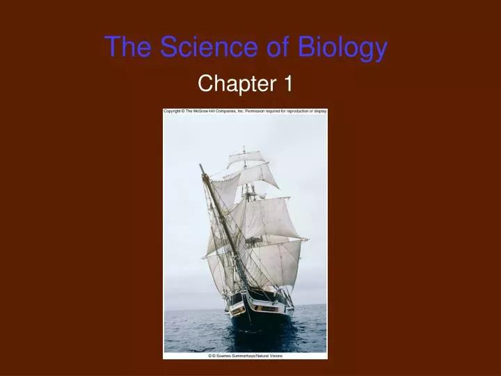 the science of biology