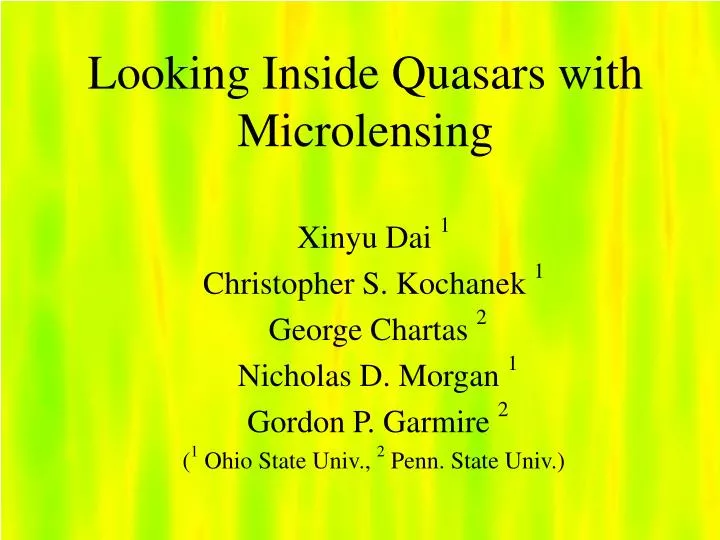 looking inside quasars with microlensing