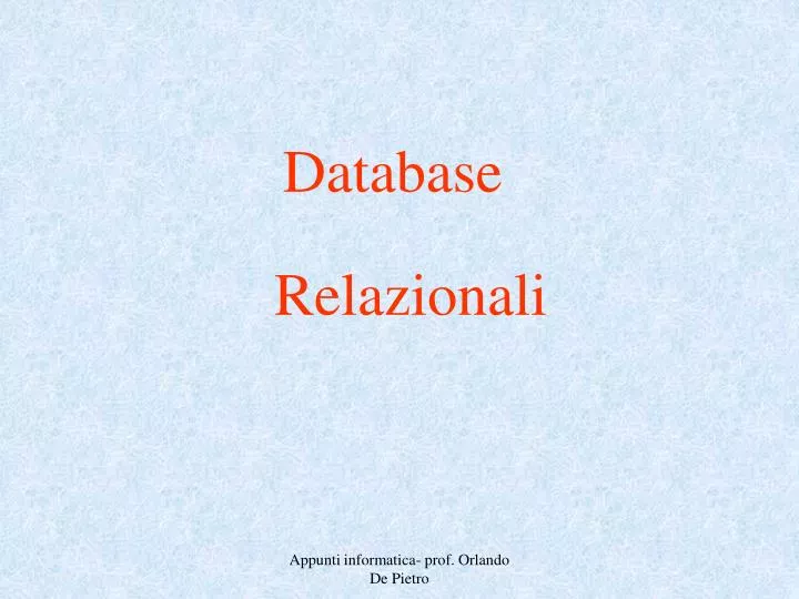 database