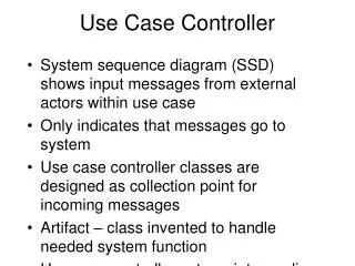 Use Case Controller