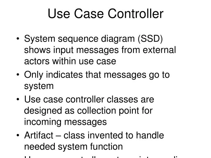 use case controller