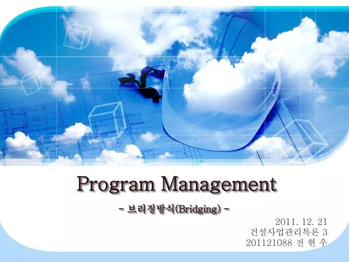 program management bridging