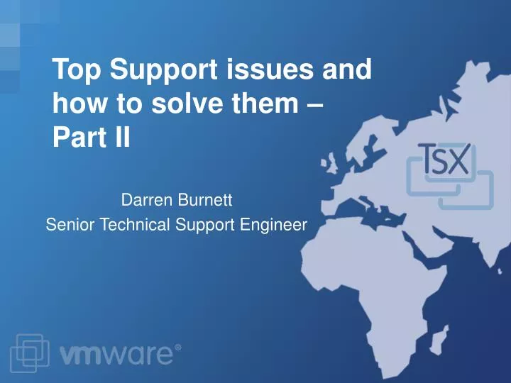 darren burnett senior technical support engineer
