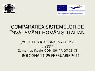 compararea sistemelor de nv m nt rom n i italian