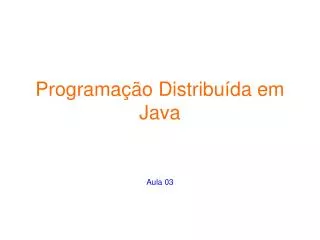 programa o distribu da em java