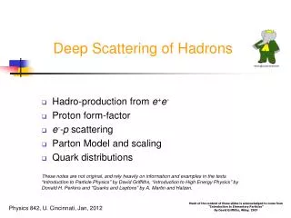 Deep Scattering of Hadrons
