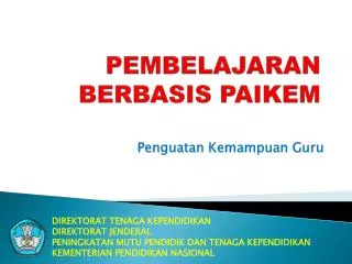 pembelajaran berbasis paikem