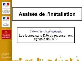 assises de l installation