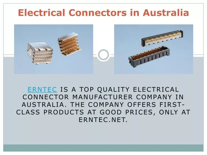 electrical connectors in australia
