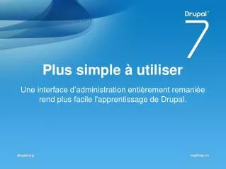 plus simple utiliser