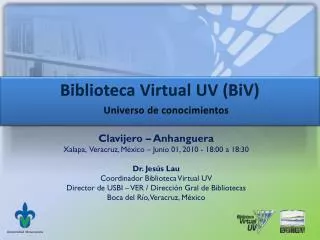 biblioteca virtual uv biv