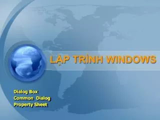 l p tr nh windows