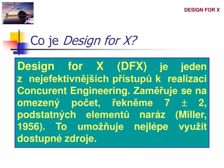 co je design for x